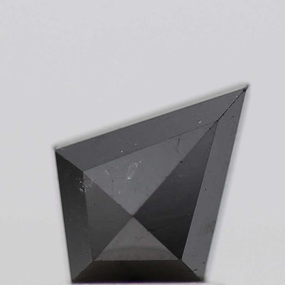 black diamond ! 0.94 Ct 8.10 x 6.15 x 2.90 MM natural black kite loose diamond for engagement ring for her