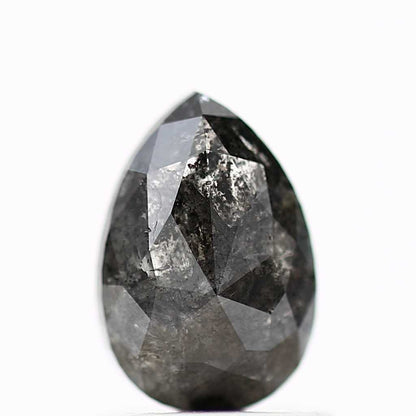 Salt and Pepper Diamond Fancy Gray Color 1.02 CT 7.58 x 5.15 x 2.75 MM Pear Cut Diamond! Natural Loose Diamond ! Christmas Gift for Her