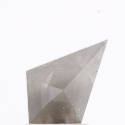 salt and pepper diamond ! 1.19 Ct 10.20 x 6.68 x 3.60 MM natural gray shield loose diamond for engagement ring for her