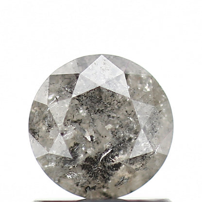 0.84 Carat Fancy Gray Round Shape Diamond Natural Loose Diamond