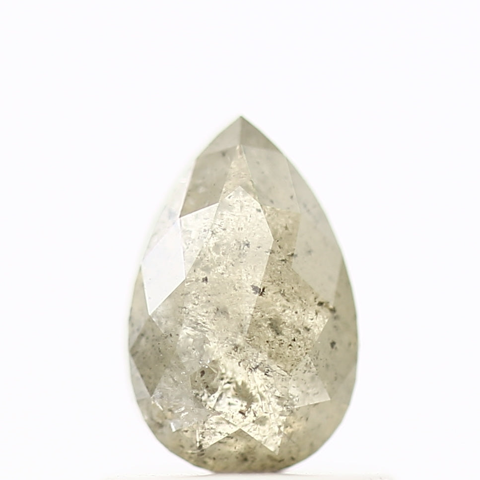 Salt and Pepper Diamond Fancy Yellow Color 0.74 CT 6.91 x 4.50 x 2.57 MM Pear Cut Diamond! Natural Loose Diamond ! Christmas Gift for Her