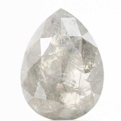 Salt and Pepper Diamond Fancy Gray Color 1.05 CT 8.05 x 6.03 x 2.40 MM Pear Cut Diamond! Natural Loose Diamond ! Christmas Gift for Her