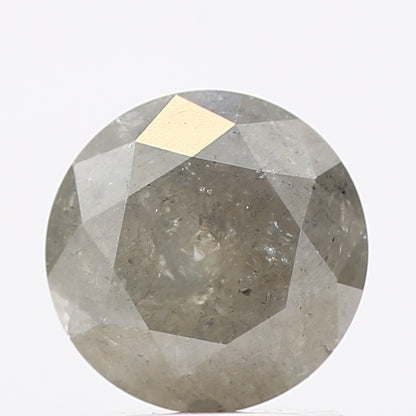 1.16 Carat Gray Round Shape Brilliant Cut Natural Loose Diamond