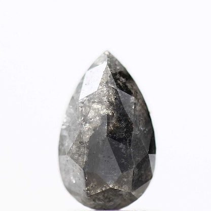 Salt and Pepper Diamond Fancy Gray Color 1.10 CT 8.30 X 5.10 X 2.70 MM Pear Cut Diamond! Natural Loose Diamond ! Christmas Gift for Her