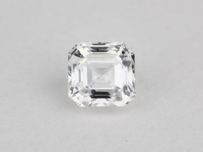 White Diamond, Asscher Shape, VS1 Clarity, F Color