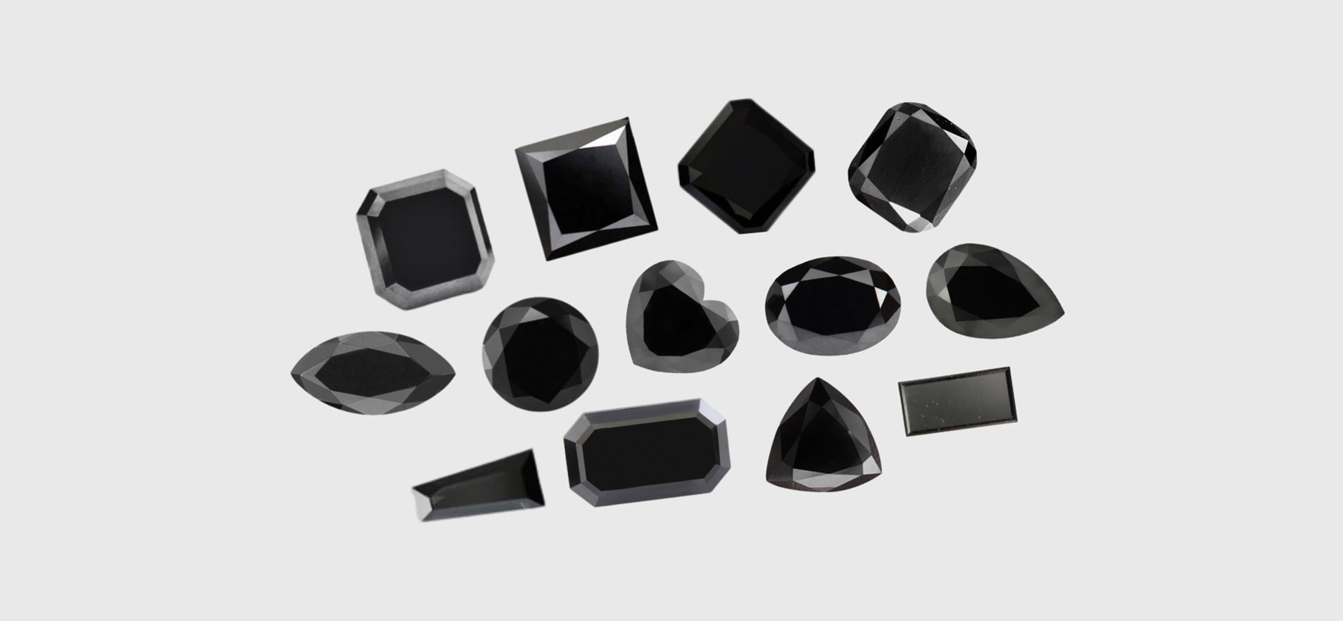 Black loose fancy diamonds