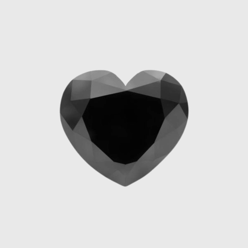    Heart Shape Black Diamond