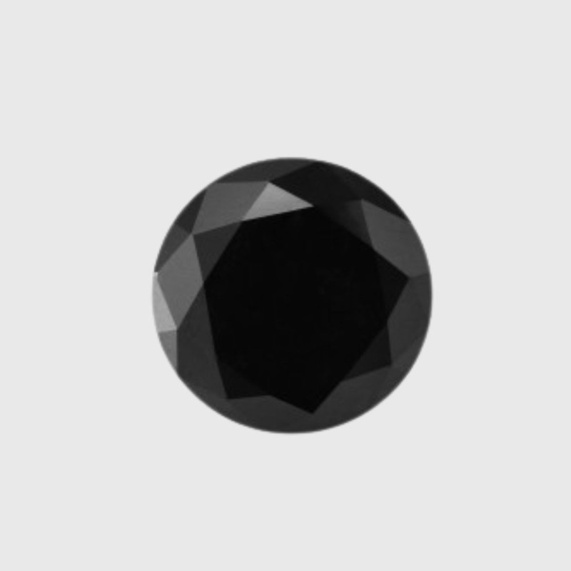    Round Cut Black Diamond