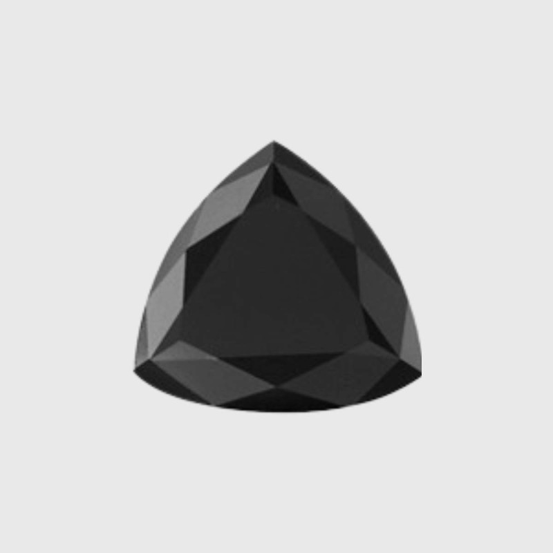 Trilliant Cut Black Diamond