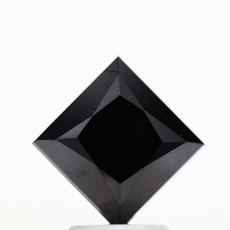 1.01 Cts Treated Fancy Black Diamond AAA Quality Princess Cut – Instagem