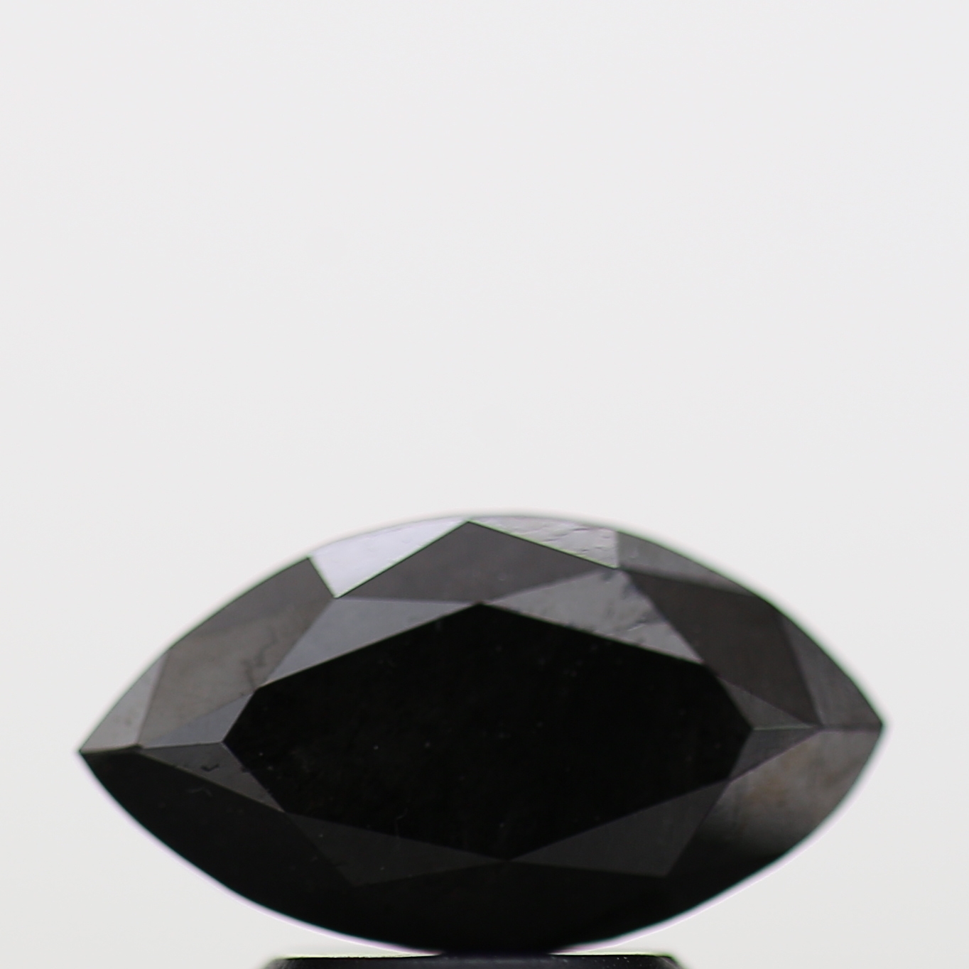 Marquise Diamond Fancy Black Natural Loose Diamond, 1.92 Carat 