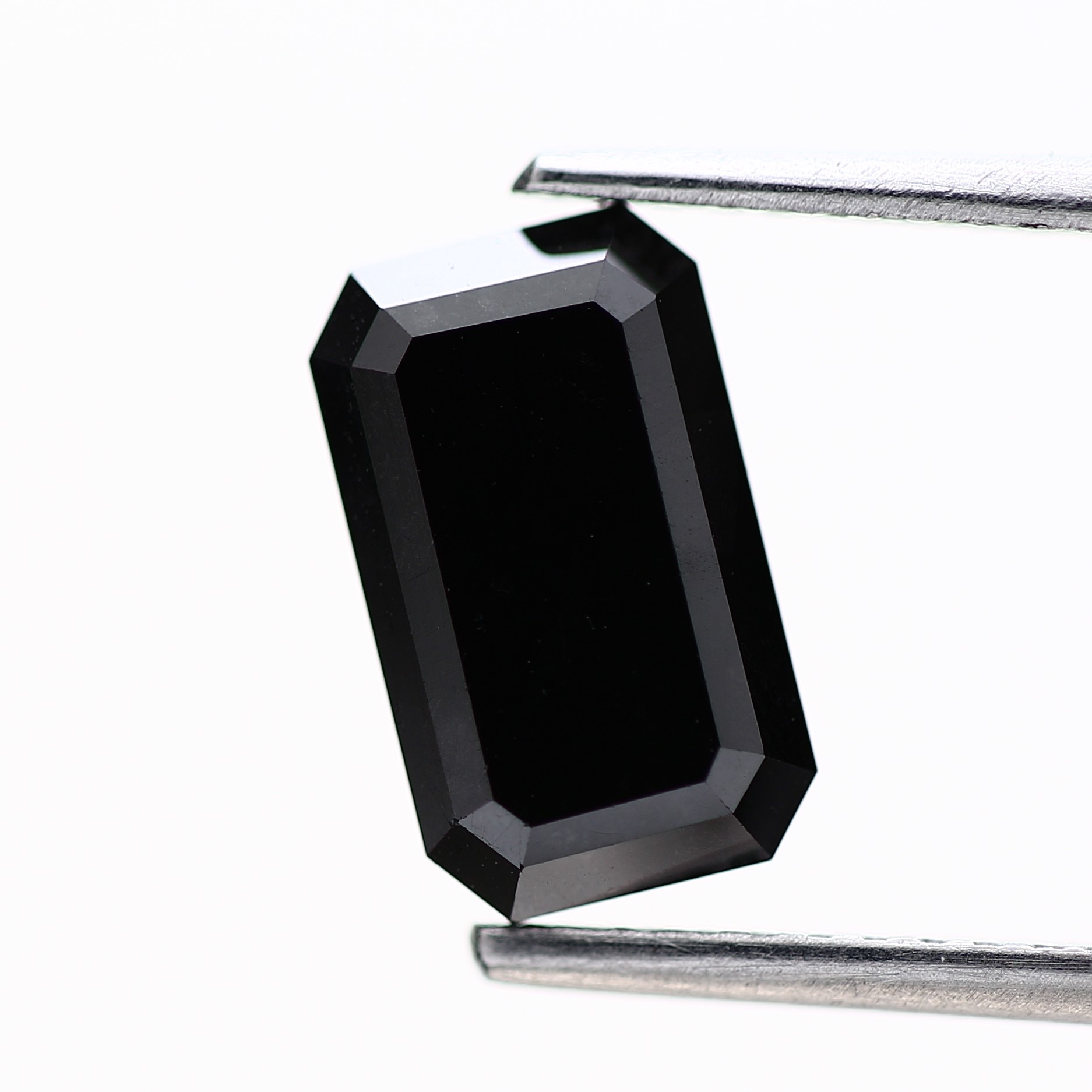 Emerald Fancy Black Natural Loose Diamond For Ring Design 1.88 Carat