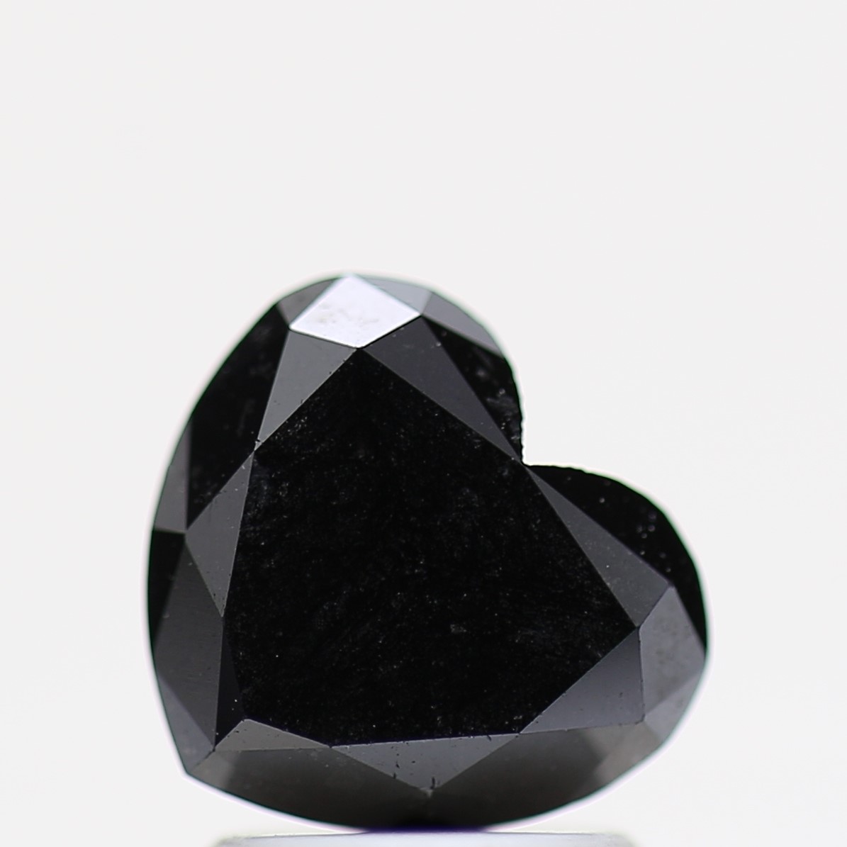 Heart Shape Fancy Black Natural Loose Diamond 2.09 Carat