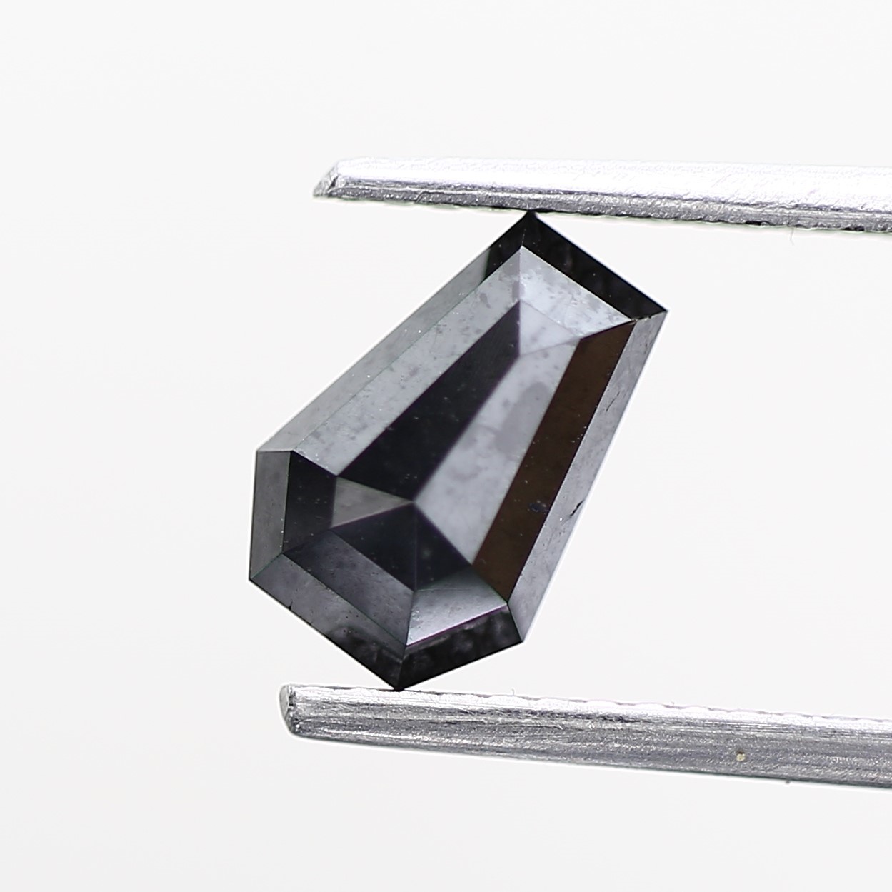 AAA Coffin Shape Fancy Black Natural Loose Diamond 1.27 Carat