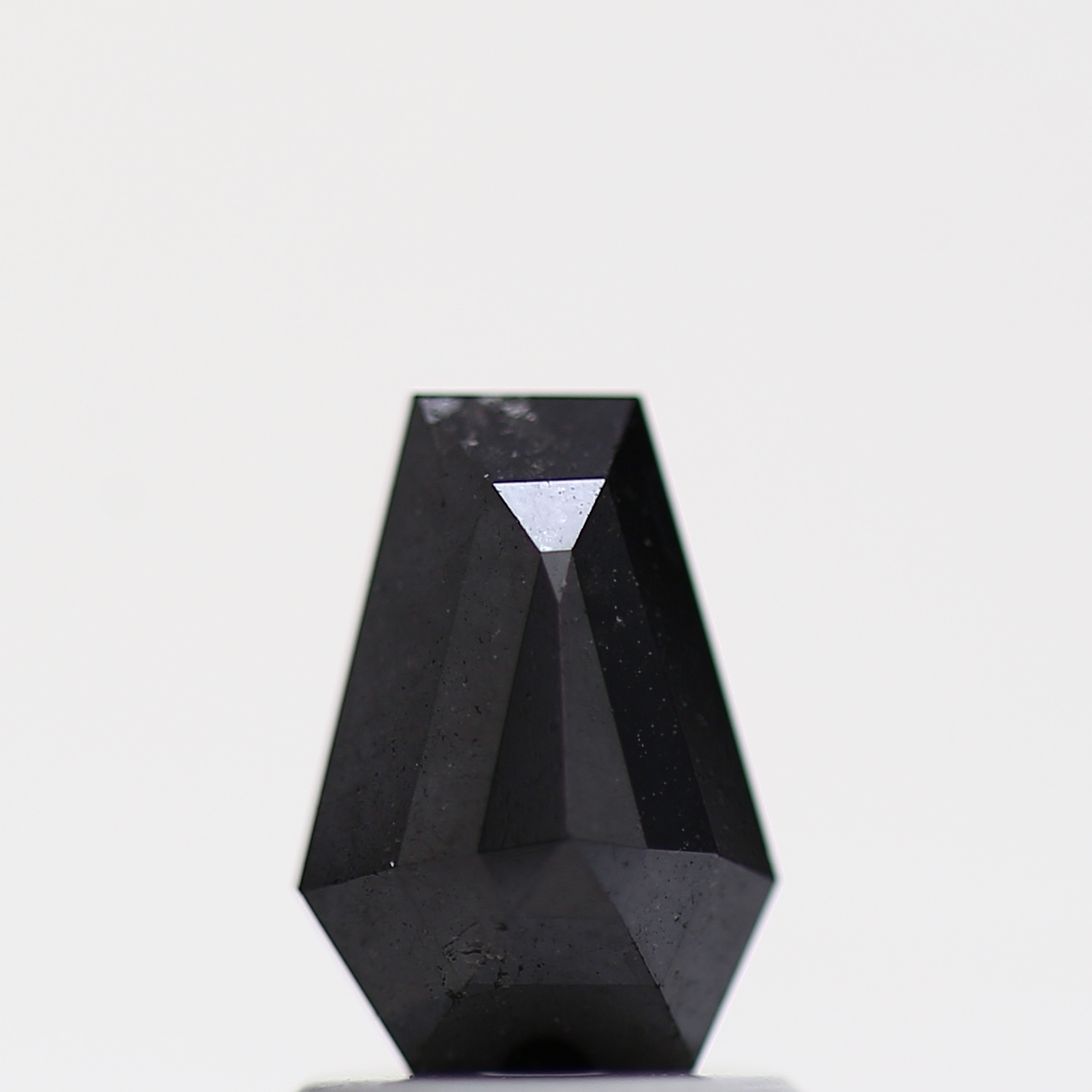 Coffin Shape Fancy Black Natural Loose Diamond, 1.13 Carat