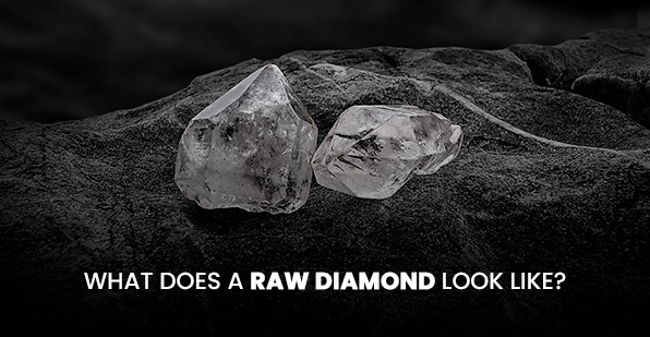 what does a raw diamond look like?